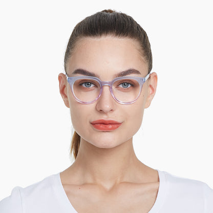 Ida Eyeglasses in Blue & Purple