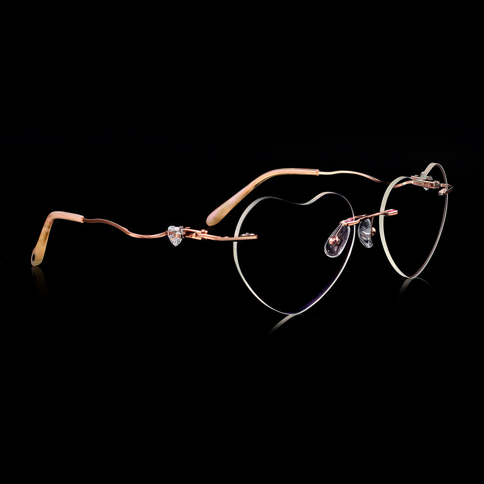 Cherish Eyeglasses in Rose Gold