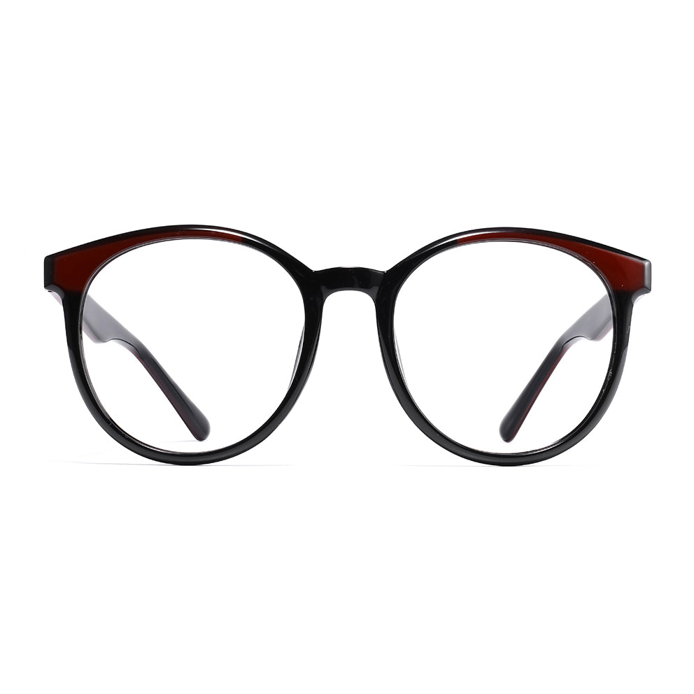 Aria Eyeglasses in Red & Black