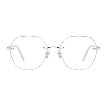 Gem Eyeglasses in Rose Gold & Silver