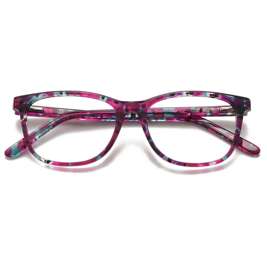 Nicole Eyeglasses in Purple Tortoise