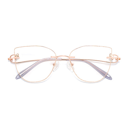 Pari Eyeglasses in Rose Gold