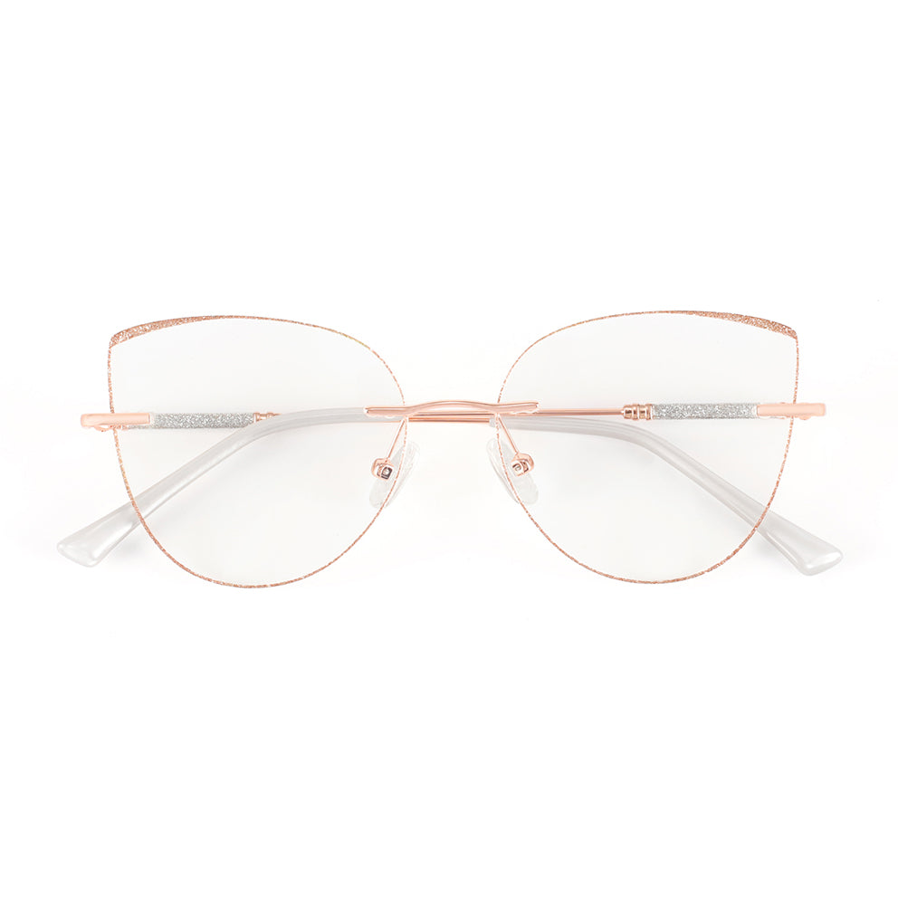 Glamour Eyeglasses in Rose Gold