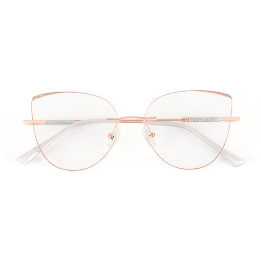 Glamour Eyeglasses in Rose Gold