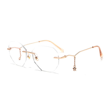 Billie Eyeglasses in Rose Gold