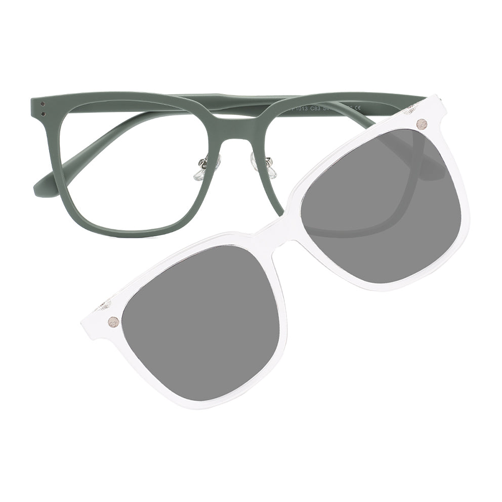 World Eyeglasses in Matte Green