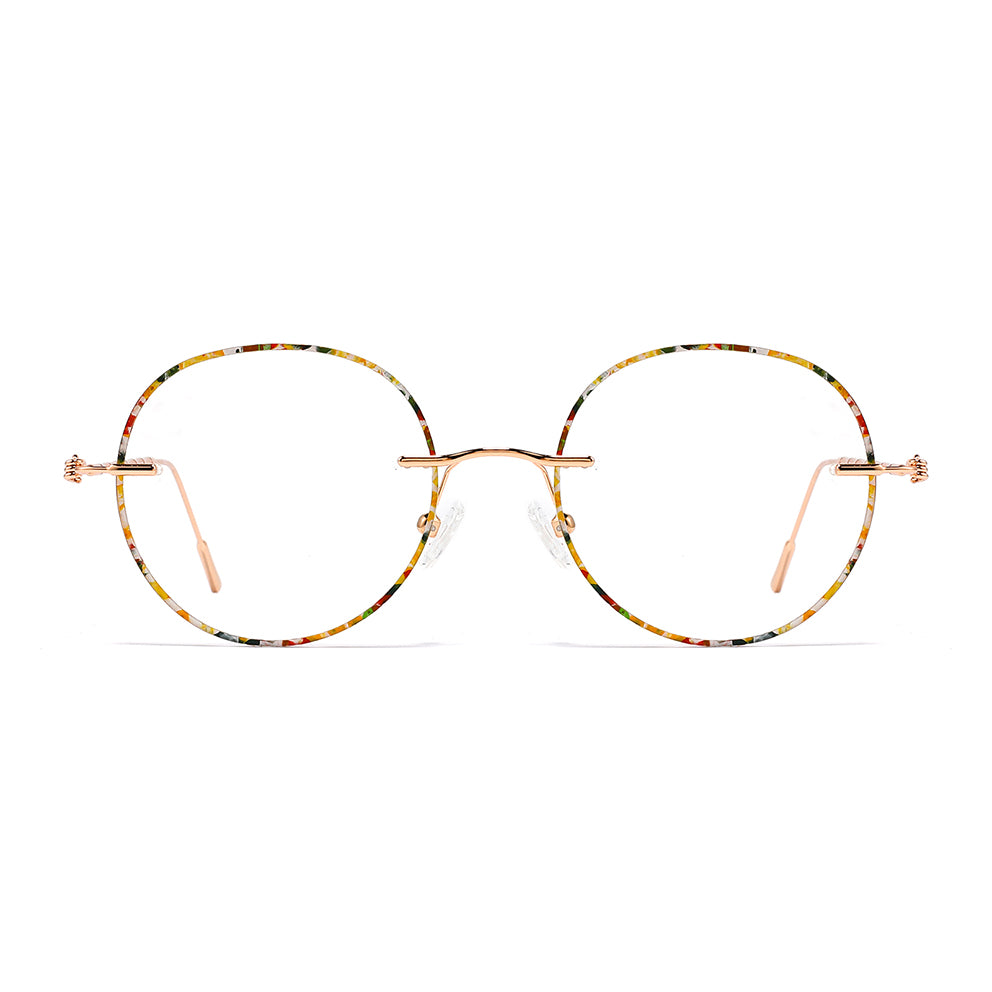 Gillian Eyeglasses in Yellow Floral