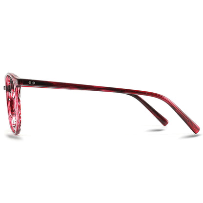 Pansy Eyeglasses in Red Tortoise