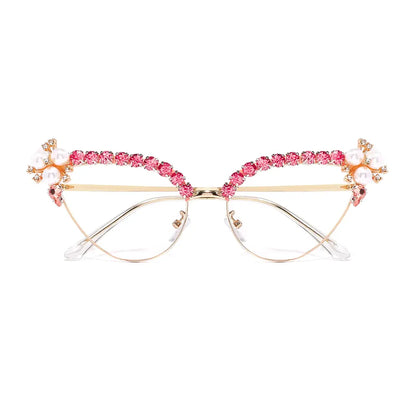 Shaye Eyeglasses in Pink & Gold