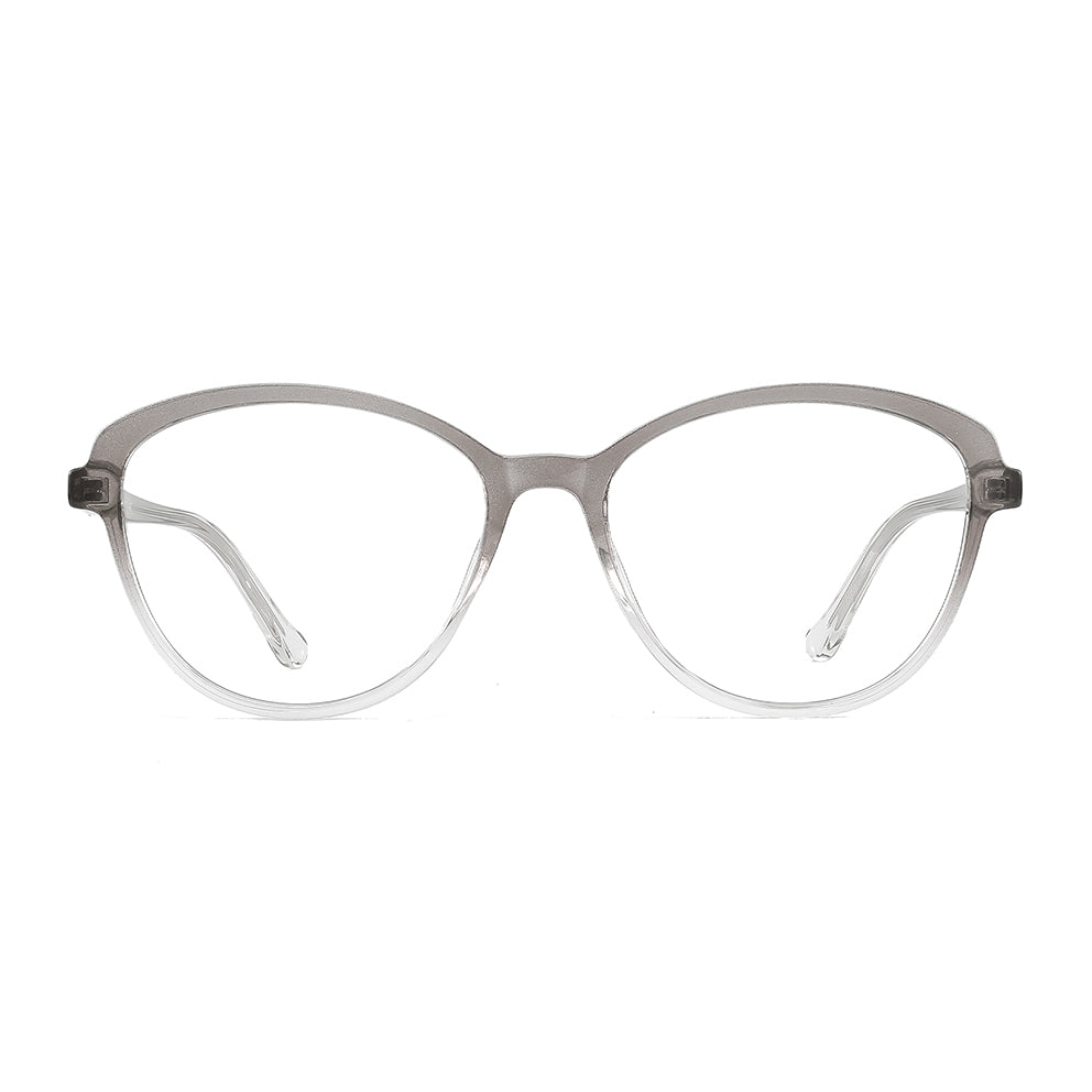 Cola Eyeglasses in Grey & Clear