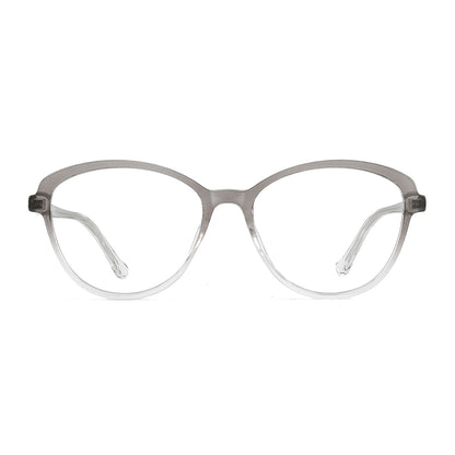 Cola Eyeglasses in Grey & Clear