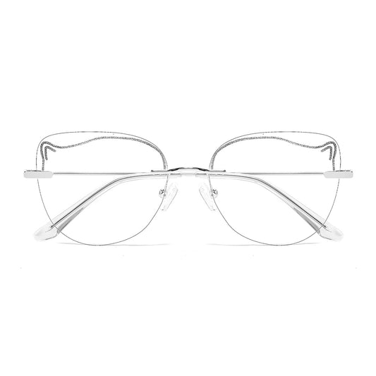 Bliss Eyeglasses in Silver