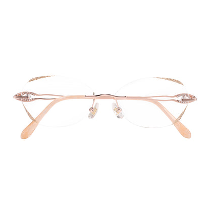 Fahran Eyeglasses in Rose Gold