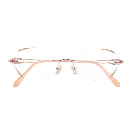 Fahran Eyeglasses in Rose Gold