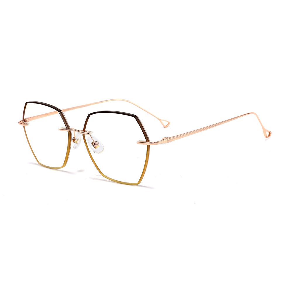 Margaret Eyeglasses in Rose Gold