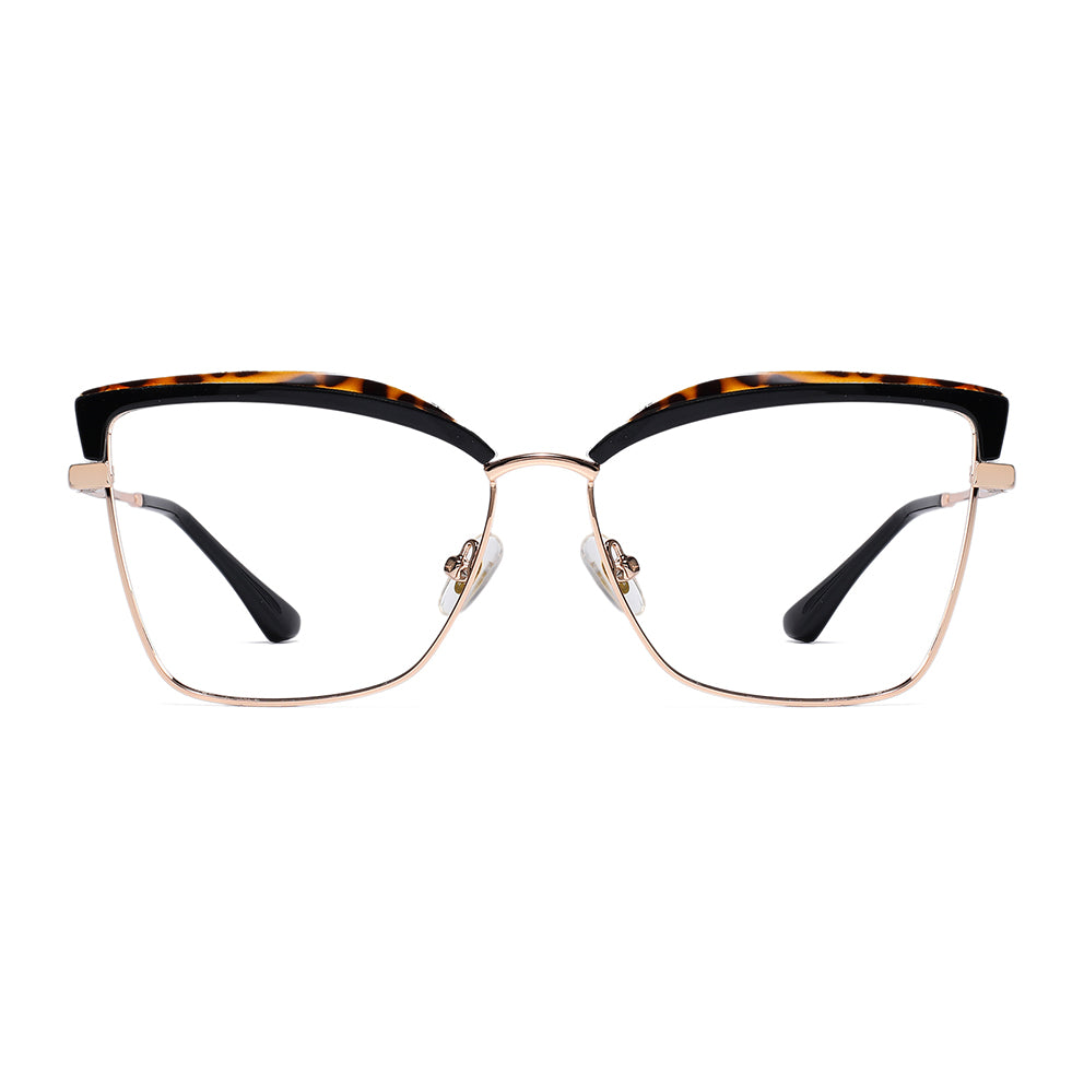 Guare Eyeglasses in Black & Warm Tortoise