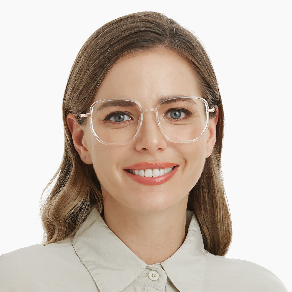 Gerda Eyeglasses in Clear