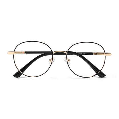 Muriel Eyeglasses in Black & Gold