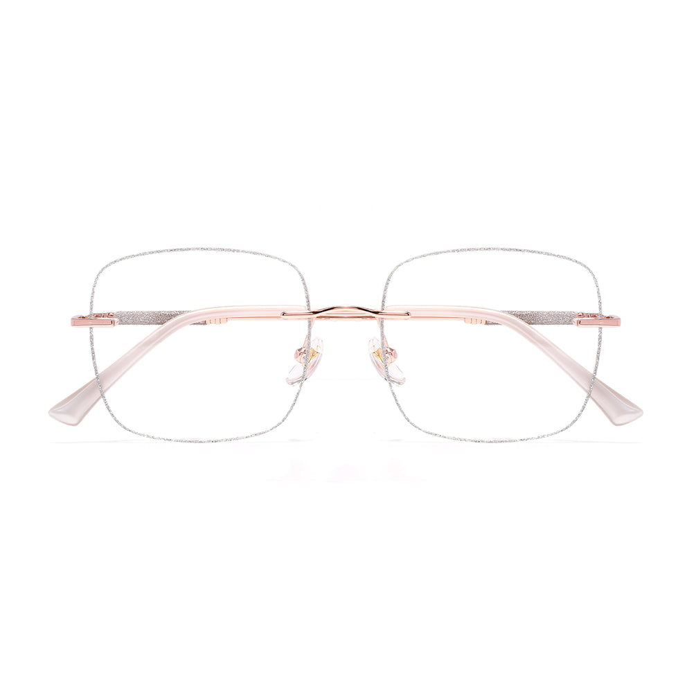 Sparkle Eyeglasses in Rose Gold & Silver