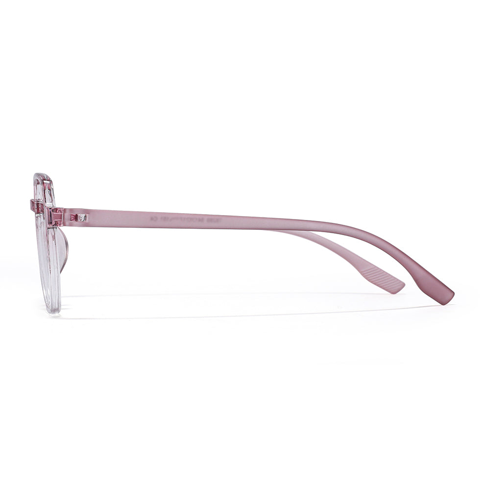 Hass Eyeglasses in Pink & Clear