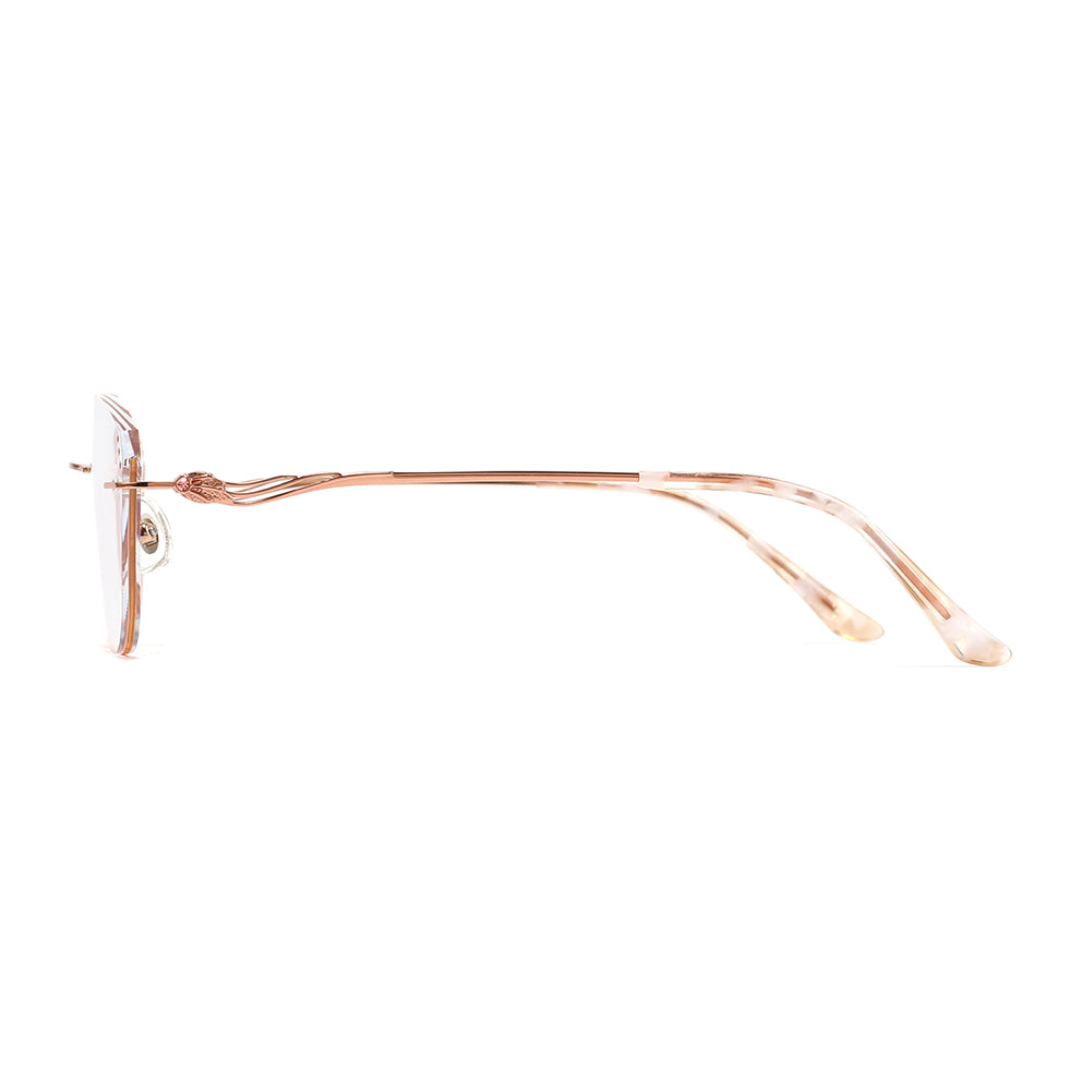 Shiloh Eyeglasses in Rose Gold