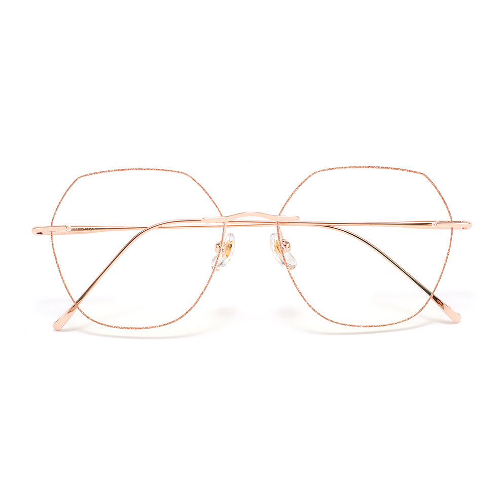 Cervine Eyeglasses in Rose Gold