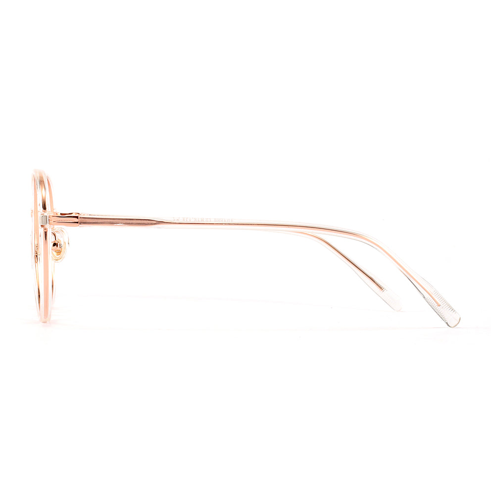 Kyra Eyeglasses in Clear & Rose Gold