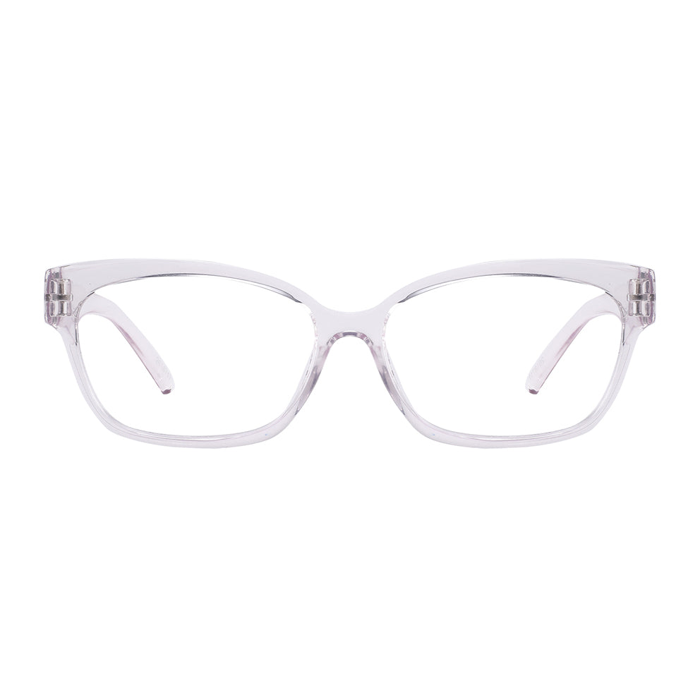 Safia Eyeglasses in Clear Pink