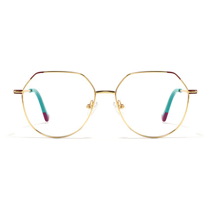 Petra Eyeglasses in Gold