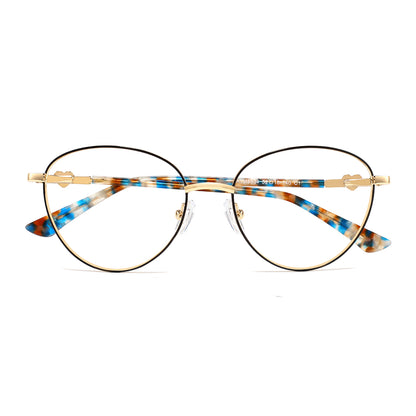 Odette Eyeglasses in Black & Gold