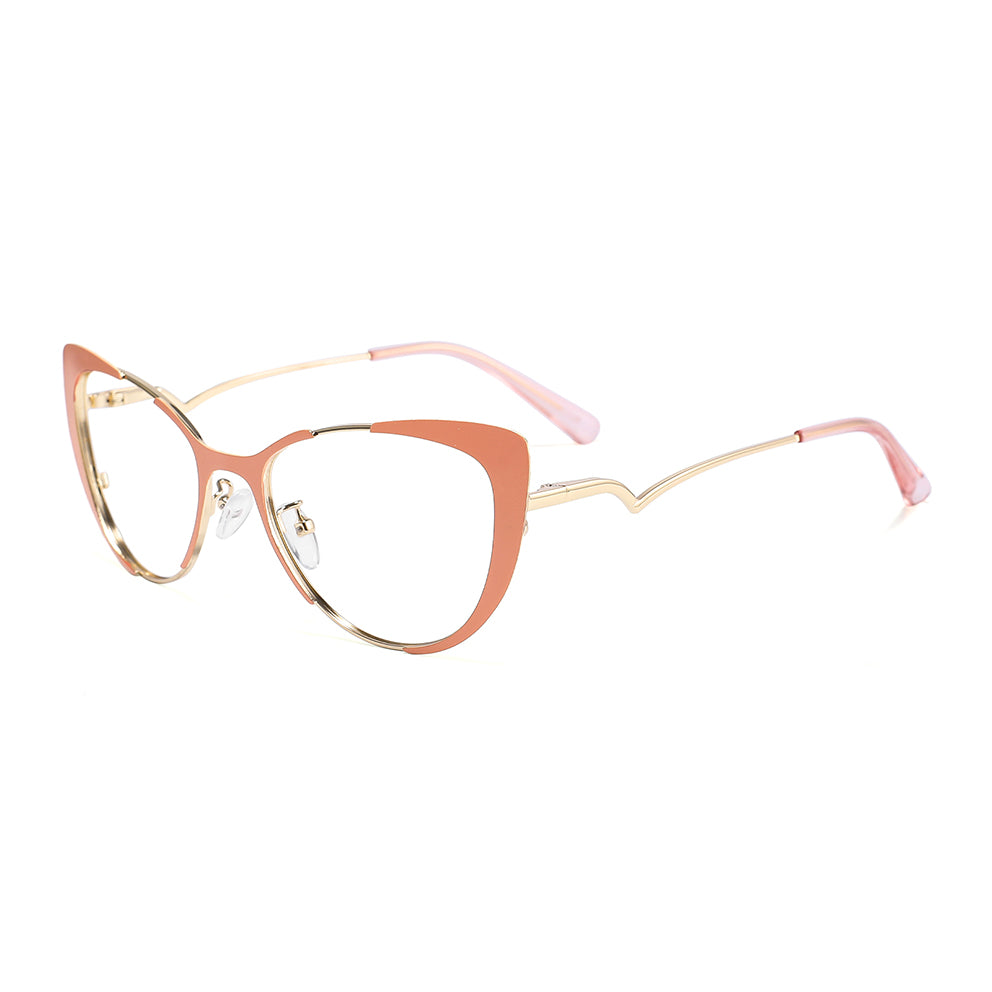 Rieko Eyeglasses in Orange