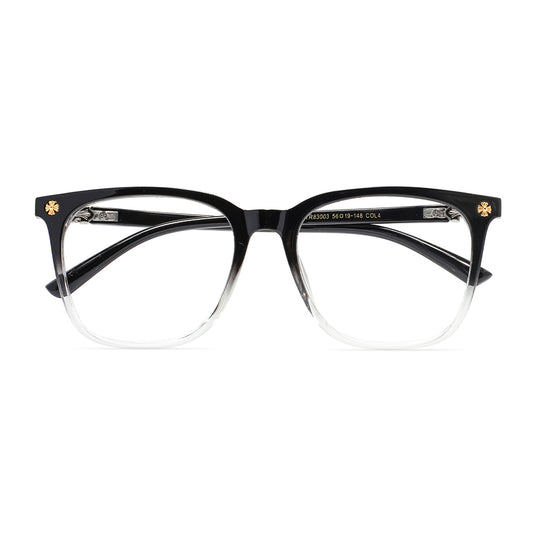 Andrea Eyeglasses in Black & Clear