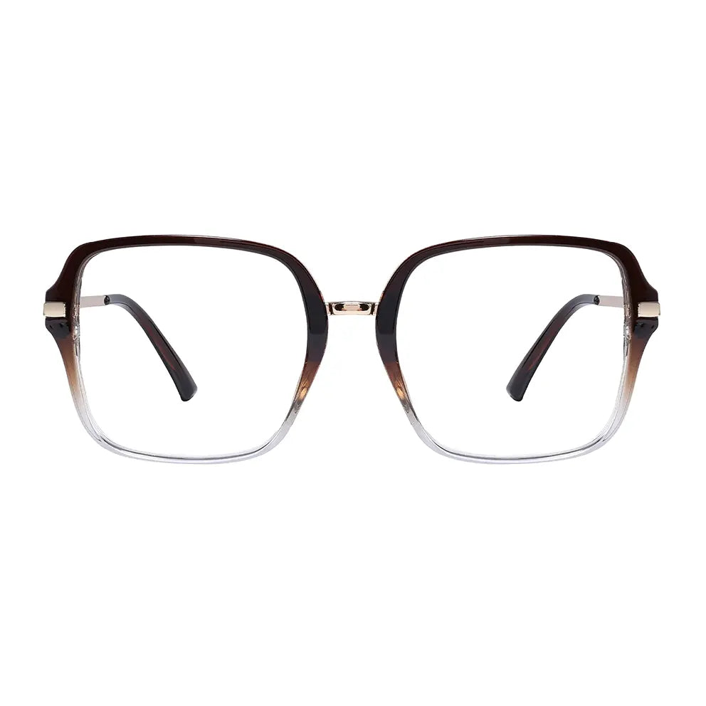 Miku Eyeglasses in Dark Brown & Clear