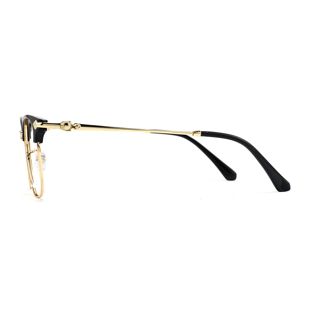 Emeka Eyeglasses in Black & Gold