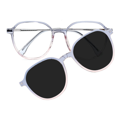 Nairi Eyeglasses in Blue & Pink