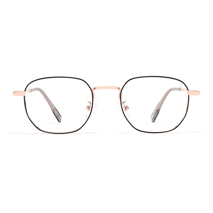 Hajna Eyeglasses in Black & Rose Gold