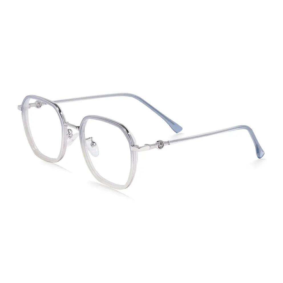 Amore Eyeglasses in Blue & Champagne