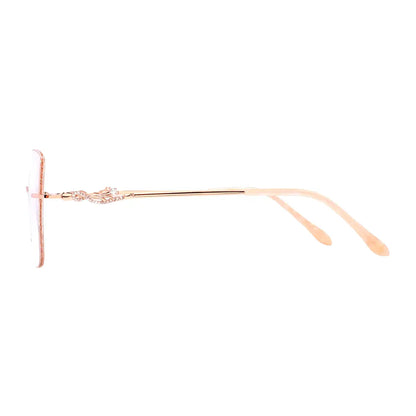 Winky Eyeglasses in Rose Gold & Pink