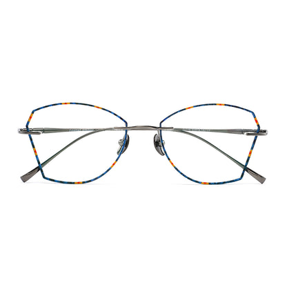 Sarff Eyeglasses in Orange Floral