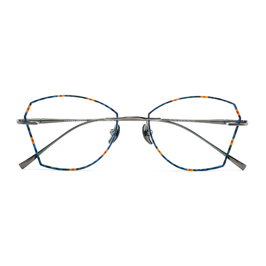 Sarff Eyeglasses in Orange Floral