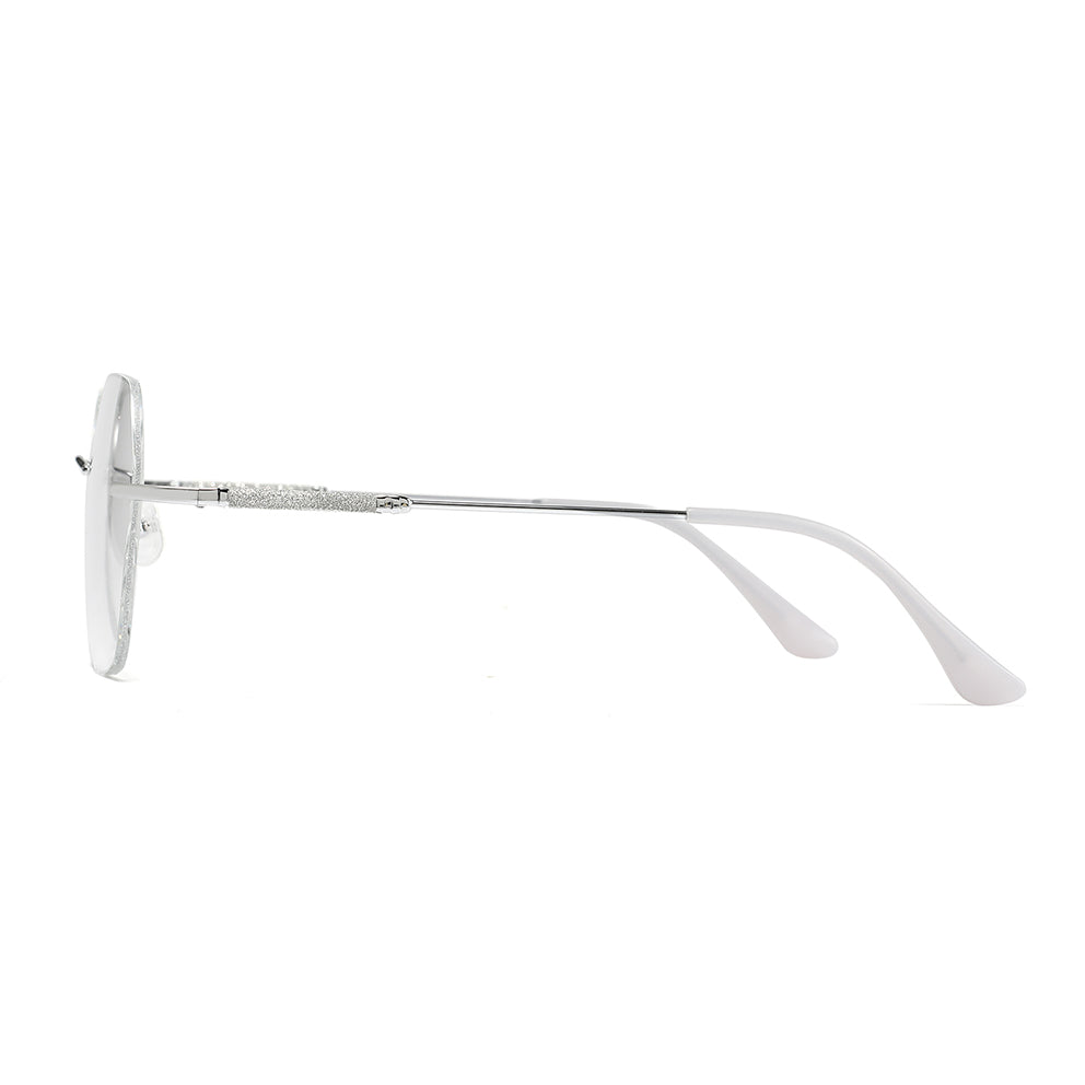 Gem Eyeglasses in Silver