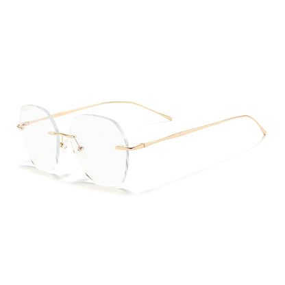 Simple Eyeglasses in Gold