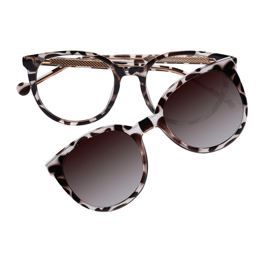 Edwina Eyeglasses in Black Tortoise