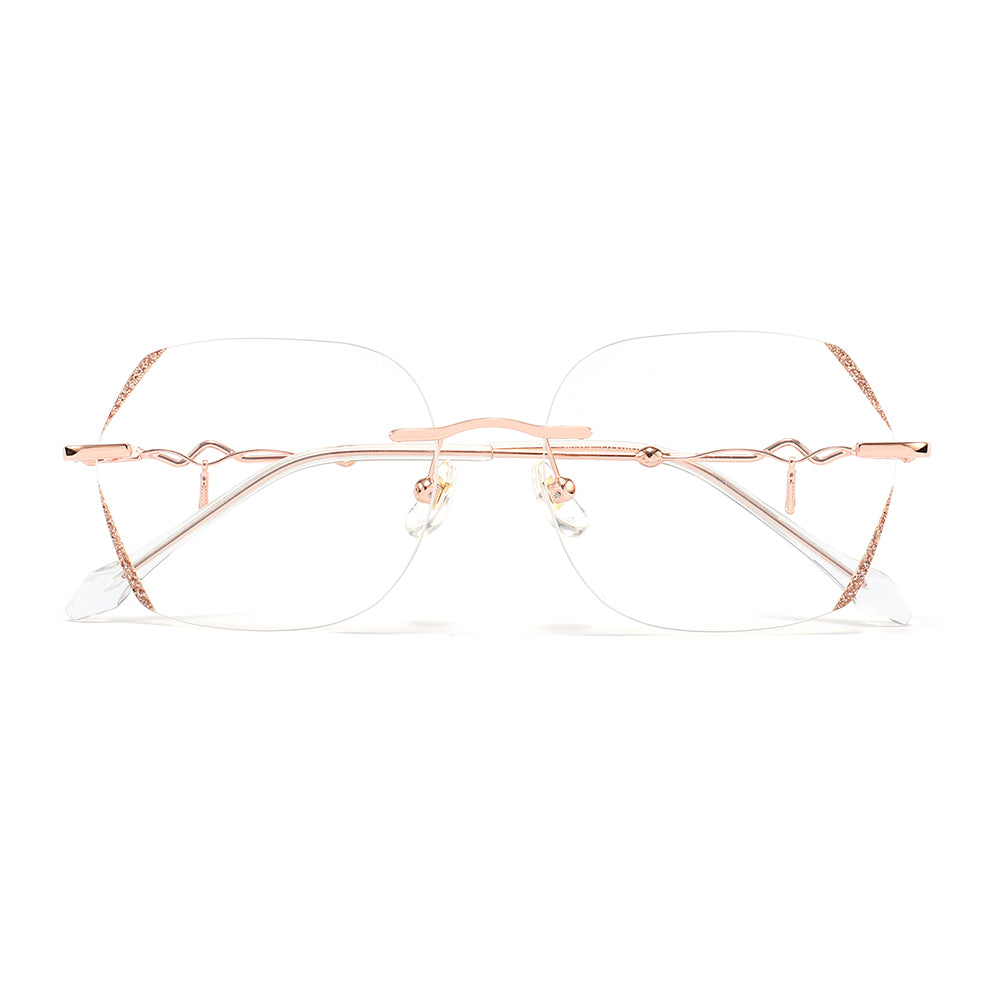 Lilium Eyeglasses in Rose Gold