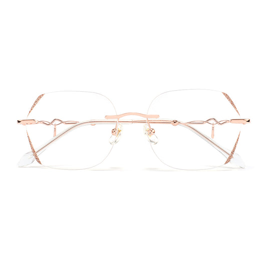 Lilium Eyeglasses in Rose Gold