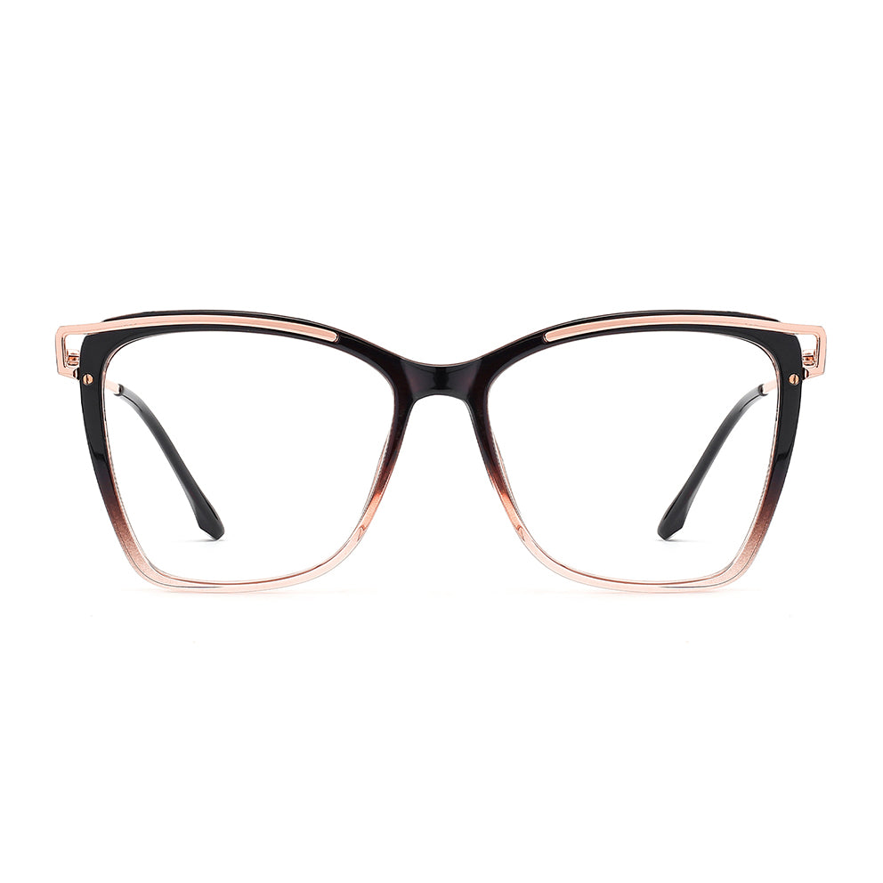 Cili Eyeglasses in Black & Champagne