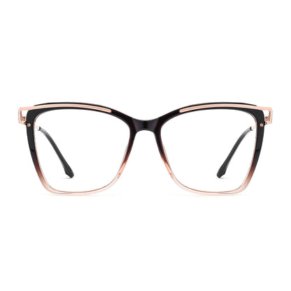 Cili Eyeglasses in Black & Champagne