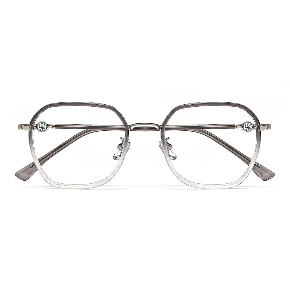 Amore Eyeglasses in Grey & Cream