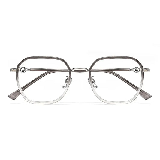 Amore Eyeglasses in Grey & Cream