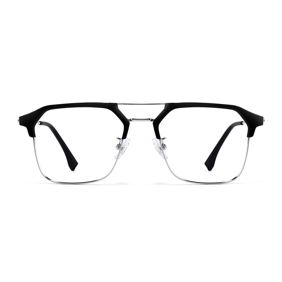 Calvin Eyeglasses in Black & Silver